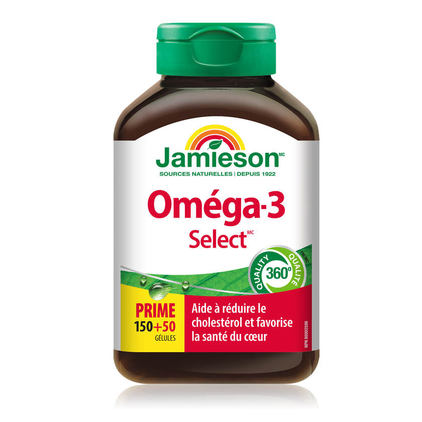 6 x Jamieson Omega-3 Select 1,000 mg 200 Softgels Bonus Bundle