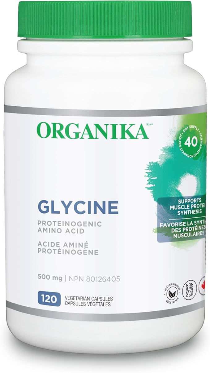 优格康 Organika Glycine - Proteinogenic Amino Acid 120 vcaps 