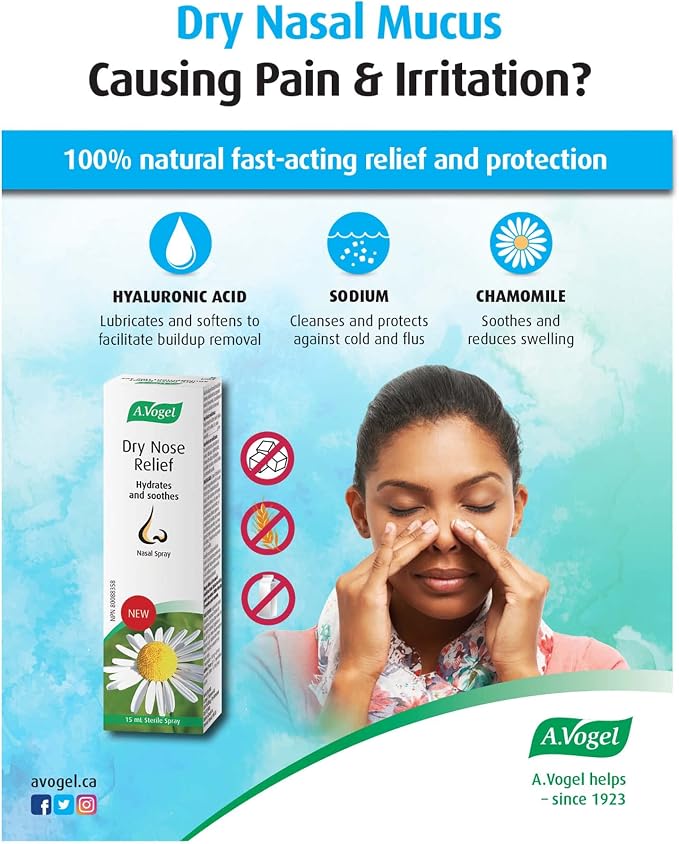 A.Vogel Dry Nose Relief - Fast-acting Nasal Spray 15mL