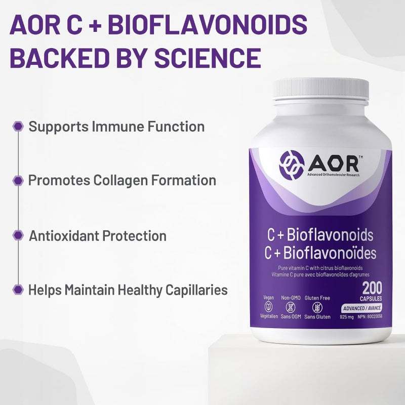AOR 維他命 C + 生物類黃酮 200 粒膠囊 提高免疫力