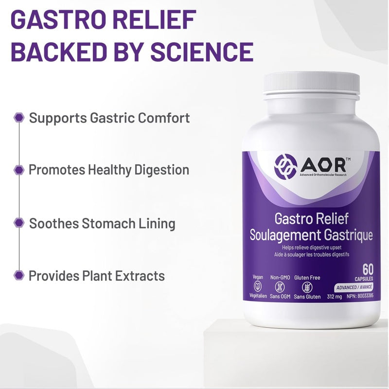 AOR Gastro Relief 60 Vegicaps