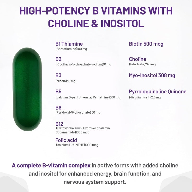 AOR Advanced B Complex Ultra 60 Vegan Tablets