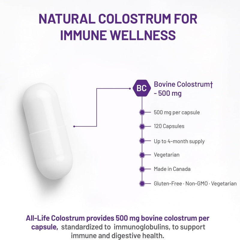 AOR All-Life Colostrum 120 vegi capsules