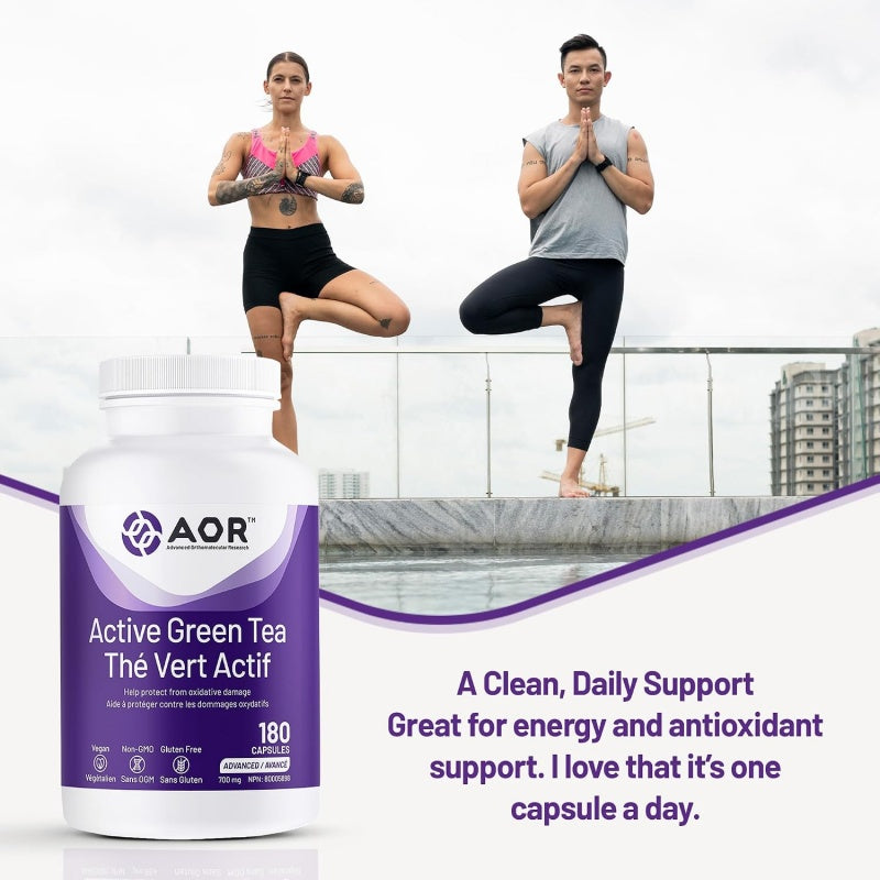 AOR 活性绿茶 700毫克 180粒胶囊 促进新陈代谢減脂
