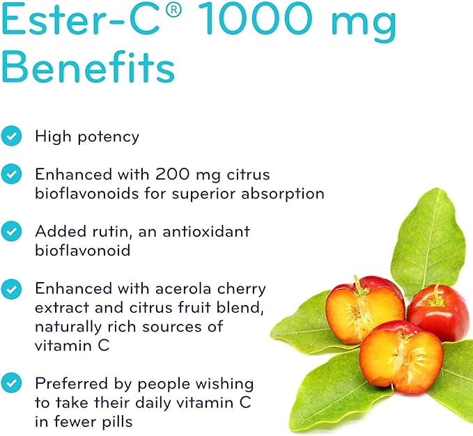 SISU Ester-C® 1000 mg, 120 tablets