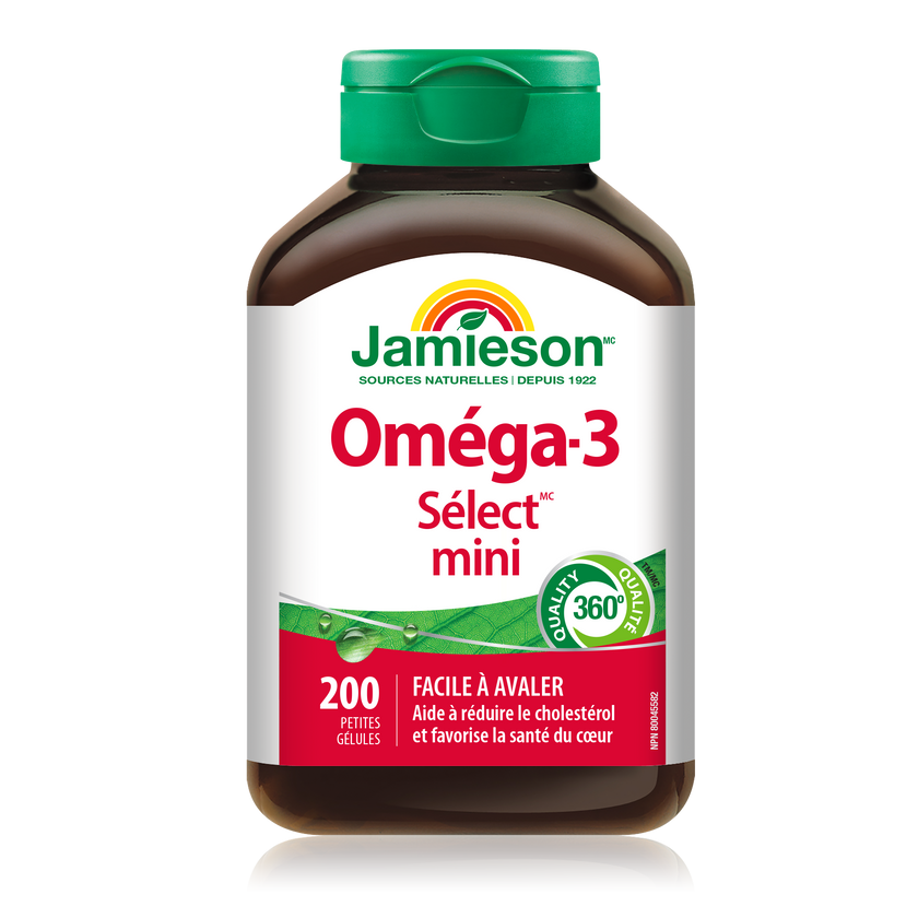 Jamieson Omega-3魚油，200軟迷你膠囊