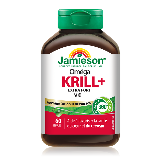 Jamieson 歐米茄+磷蝦油 500毫克，軟膠囊60粒