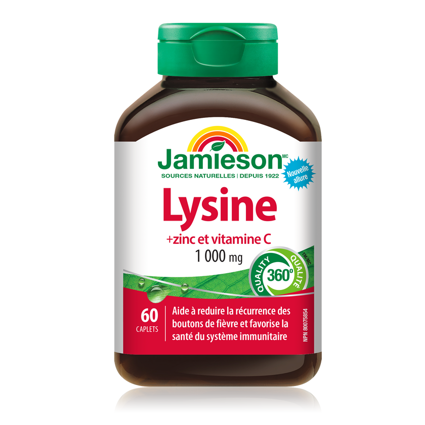 Jamieson Lysine, Zinc, & Vitamin C 60 caplets