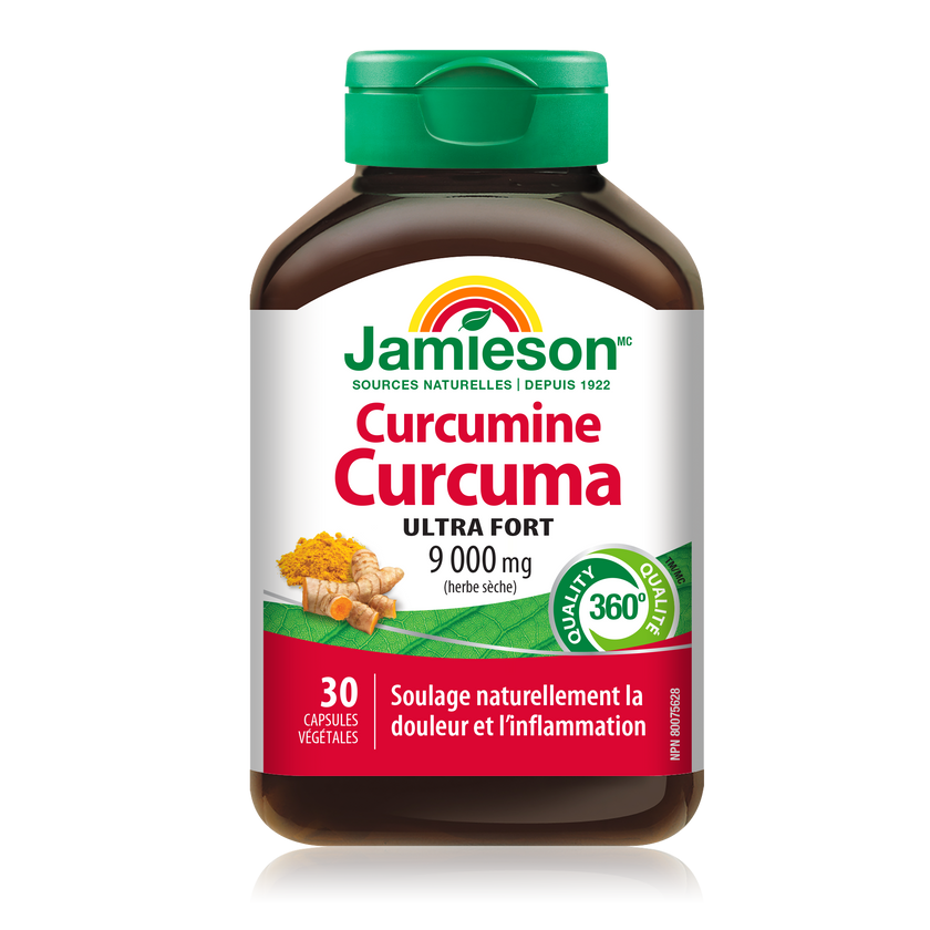 Jamieson 姜黄素萃取 9,000毫克，30素食胶囊