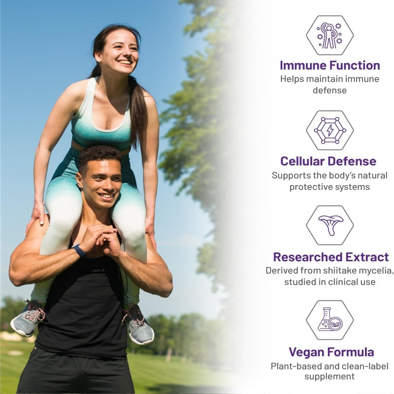 AOR AHCC 60 vegi capsules - Shiitake mushrooms mycelia extract