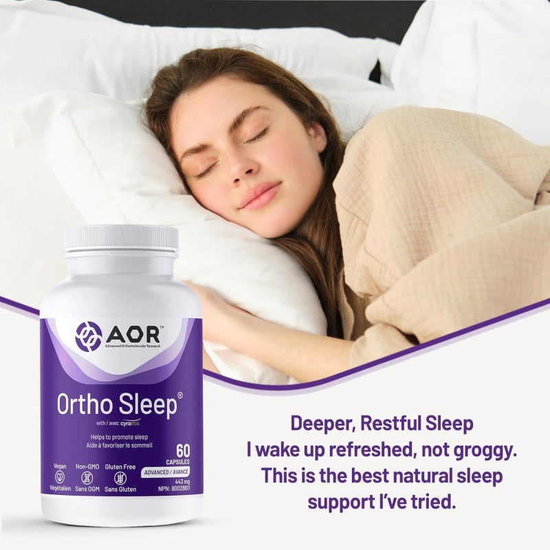 AOR Ortho Sleep 443毫克，60粒 天然助眠