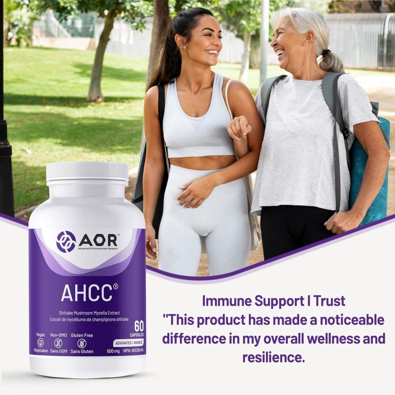 AOR AHCC 60 vegi capsules - Shiitake mushrooms mycelia extract