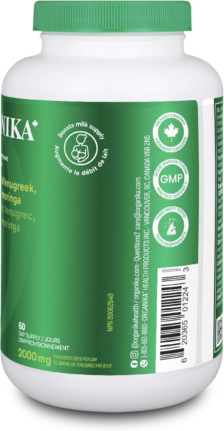 Organika Ma's Milk 120 vegetarian capsules