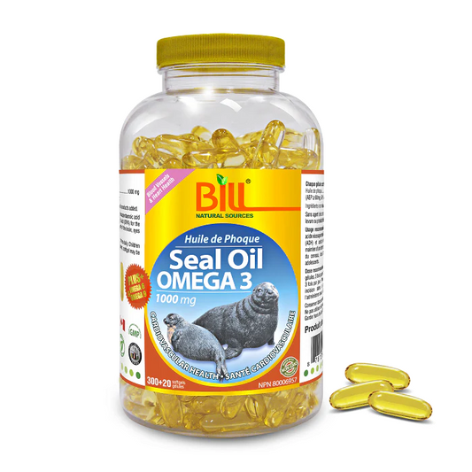 Bill Naturals Seal Oil Omega-3 1000mg 320 softgels