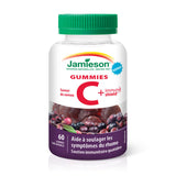 【优惠组合】2瓶 x Jamieson 维生素 C +免疫盾接骨木萃取（缓解感冒症状)，60 粒软糖