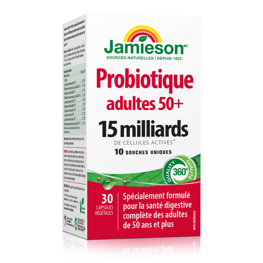 Jamieson Probiotic Complex For Adults 50+, 30 capsules