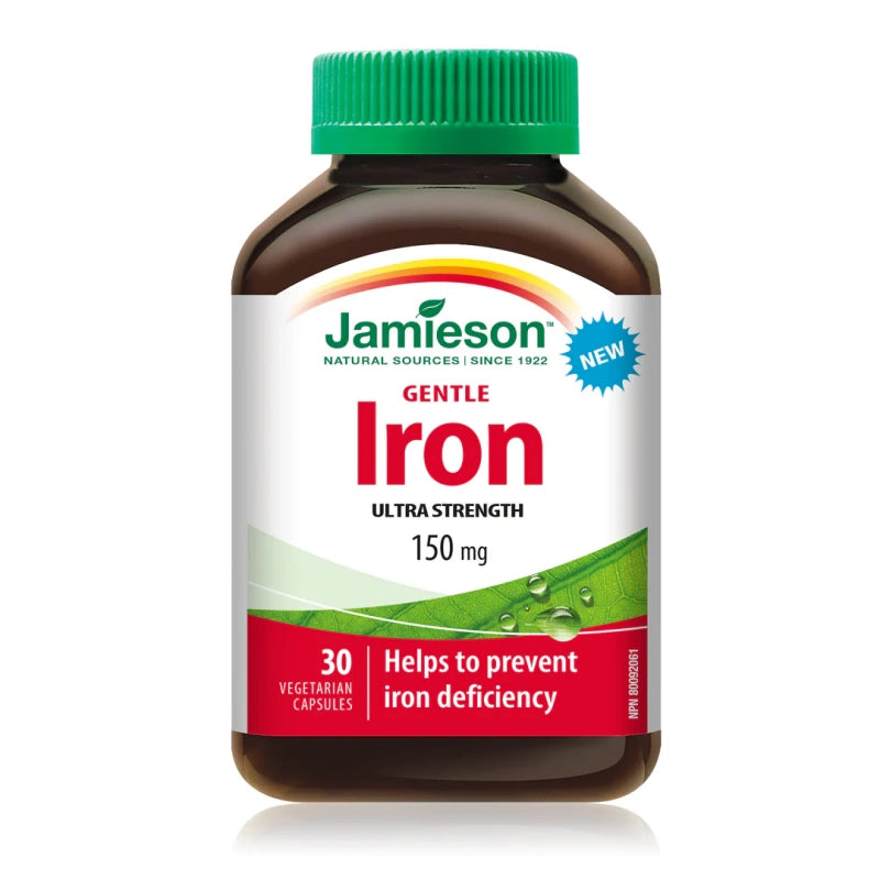 Jamieson 健美生温和铁质超高含量 150毫克 - 不刺激肠胃