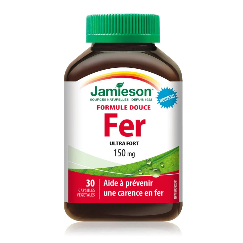Jamieson 健美生温和铁质超高含量 150毫克 - 不刺激肠胃