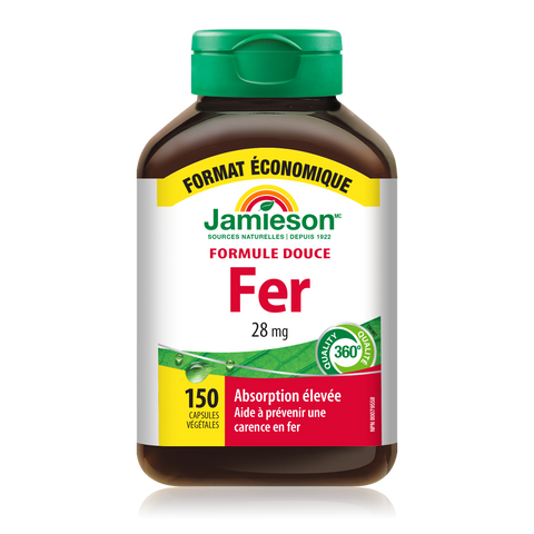 Jamieson 温和补铁胶囊 150 粒