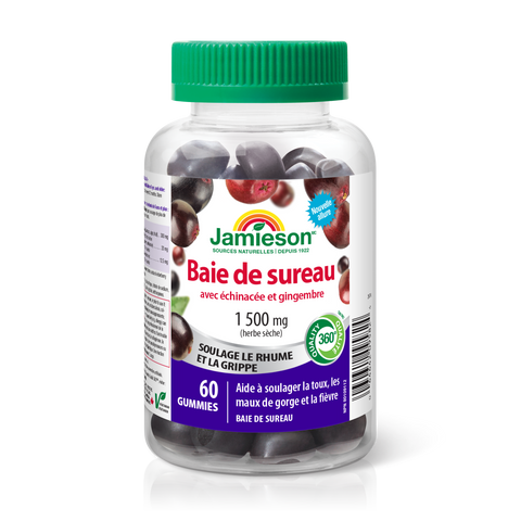 Jamieson 接骨木感冒流感軟糖 60 粒