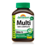 Jamieson Essentials 100% Complete Multivitamin for Adults, 115 caplets