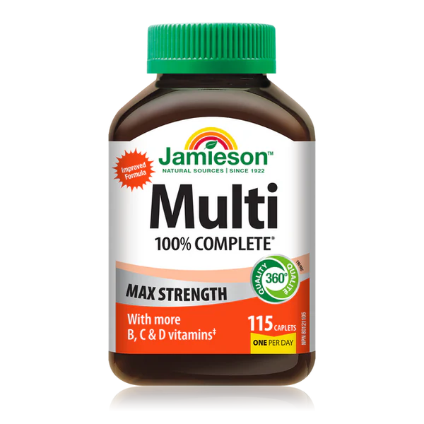 Jamieson 100% Complete Multi Max Strength 115 caplets