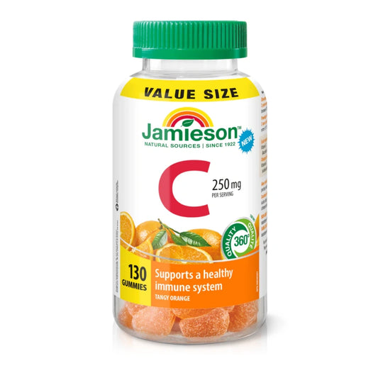 Jamieson Vitamin C Gummies Tangy Orange 130 gummies