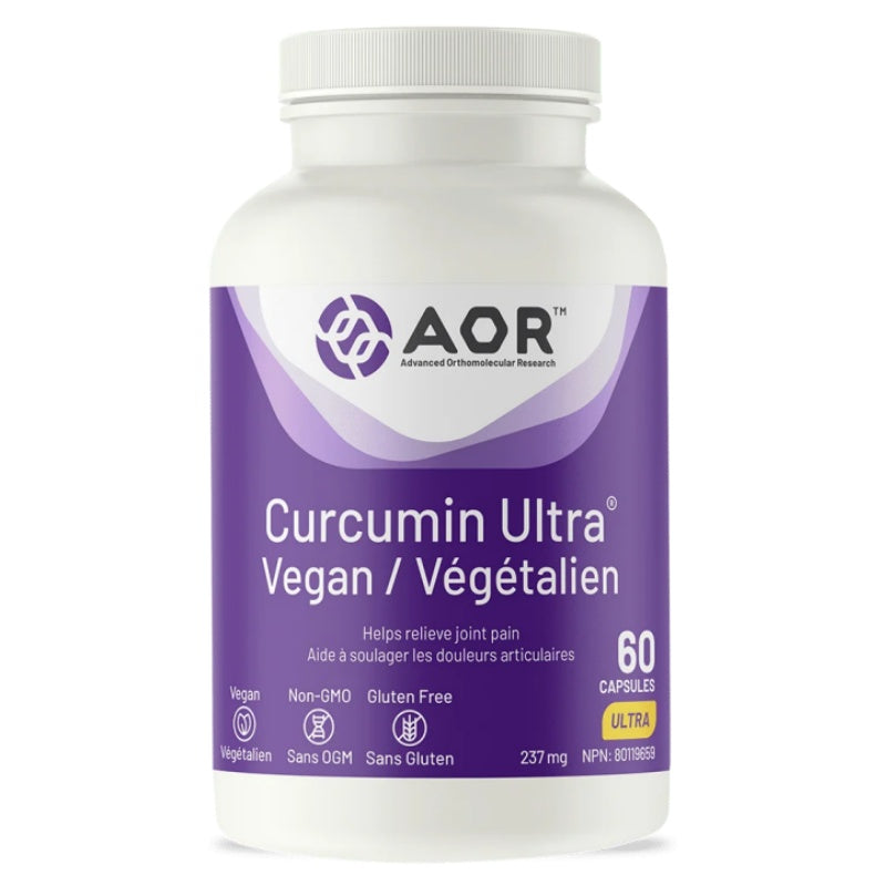 AOR 薑黃素 Ultra 純素食膠囊 60 粒 緩解慢性疼痛和關節炎症狀
