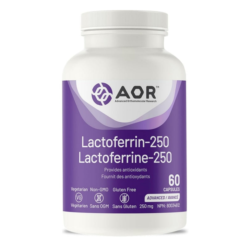 AOR Lactoferrin 250 60 vegi capsules