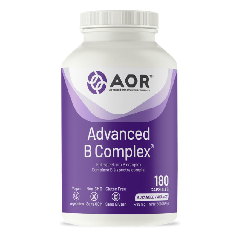 AOR 高效維他命 B 群 180 粒膠囊 支持新陳代謝和紅細胞生成