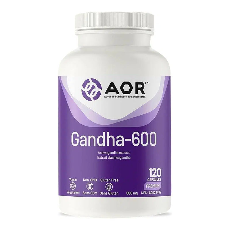 AOR 南非醉茄萃取物600毫克 120粒素食膠囊 降低壓力與舒緩焦慮