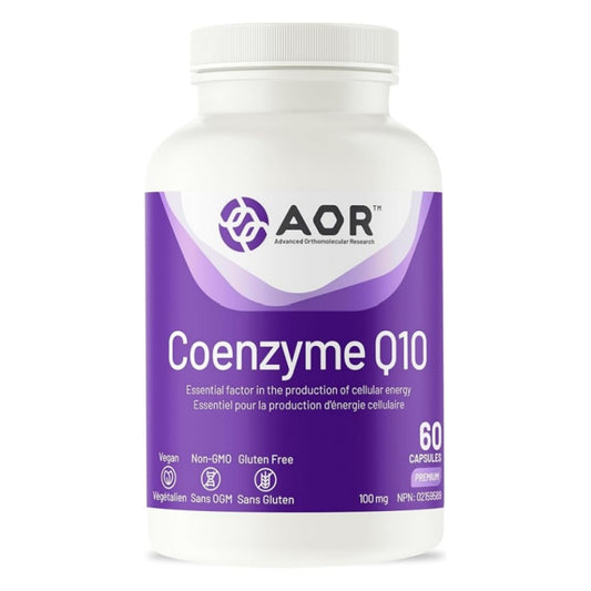 AOR 辅酶Q10 100毫克  60粒素食胶囊 心血管健康