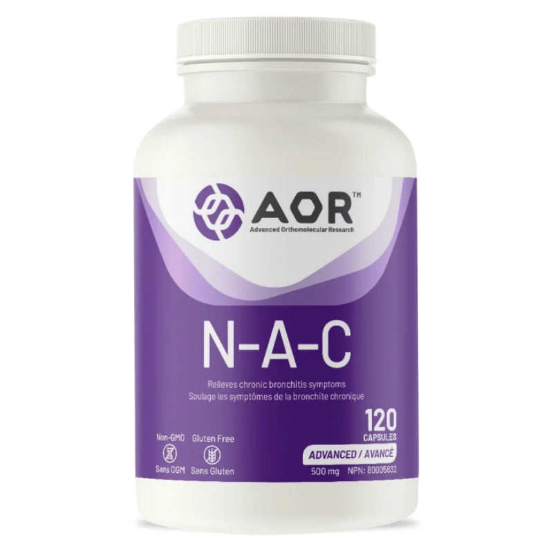 AOR N-A-C N-Acetyl Cysteine 500mg，120caps