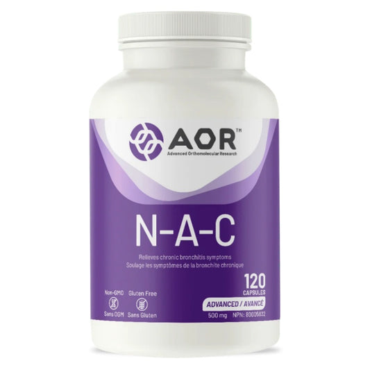 AOR 乙醯半胱胺酸 500毫克，120粒 抗氧化與免疫 減少肺部黏液祛痰