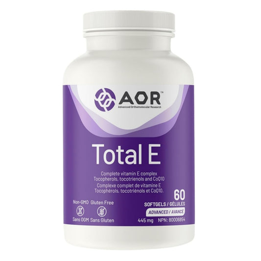 AOR Total E 60 軟膠囊 - 維他命E複合物 生育酚、三烯生育酚和輔酶Q10 保持年輕皮膚