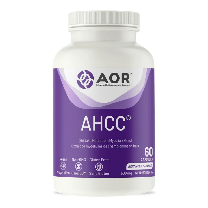 AOR AHCC 60 vegi capsules - Shiitake mushrooms mycelia extract