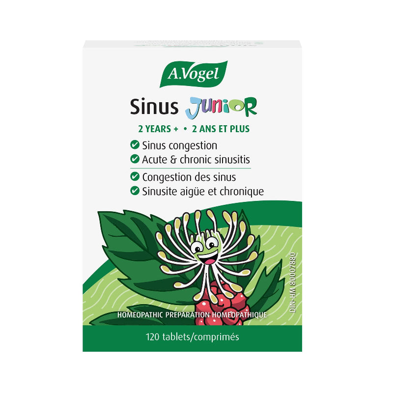 A.Vogel Sinus Junior — 兒童天然通鼻劑 120 錠 適用於兩歲以上 