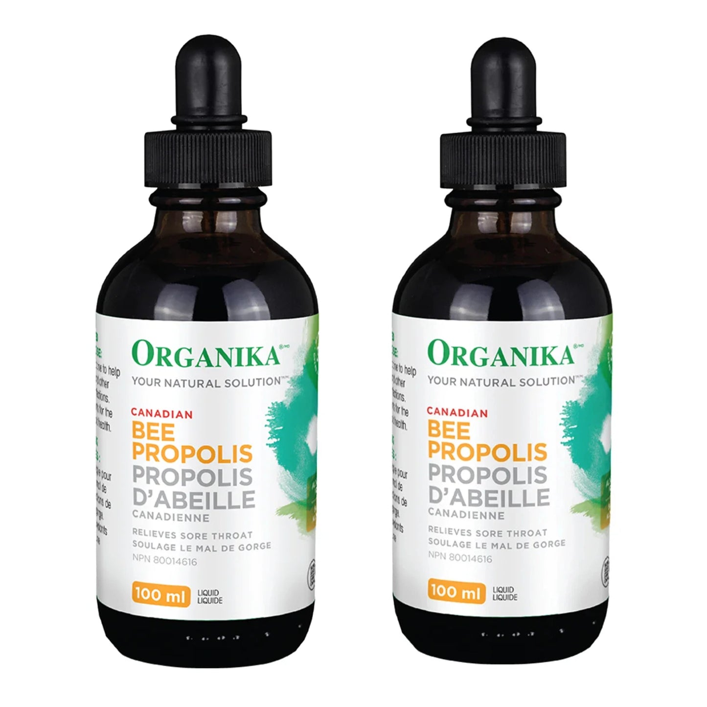 【優惠組合】2瓶 x Organika 液體蜂膠，無酒精 100ml  抗菌，收斂，抗炎
