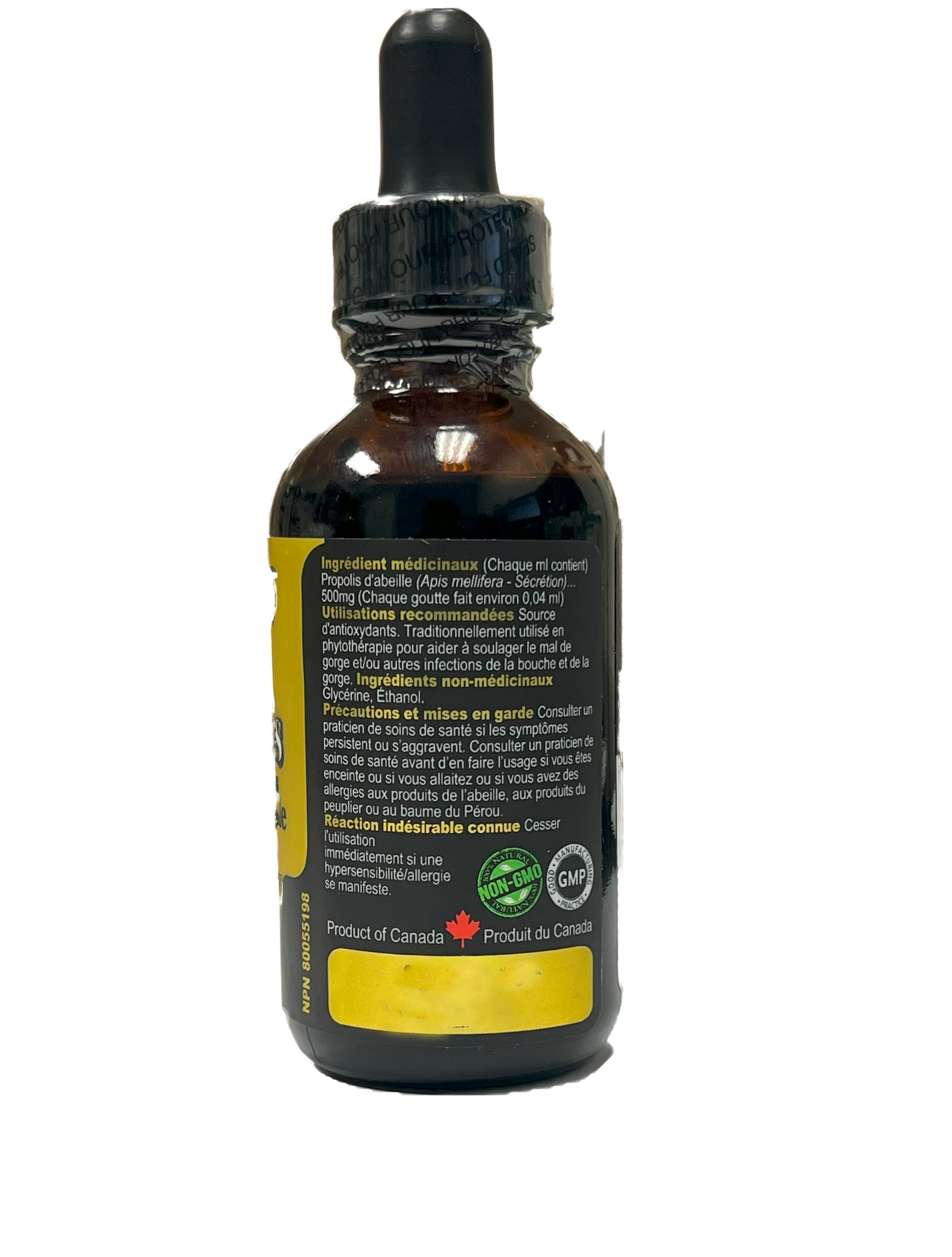 Bee Happy French label text