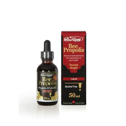 Bee Happy Propolis Tincture w/ 20mg Flavonoid 50 ml alcohol free
