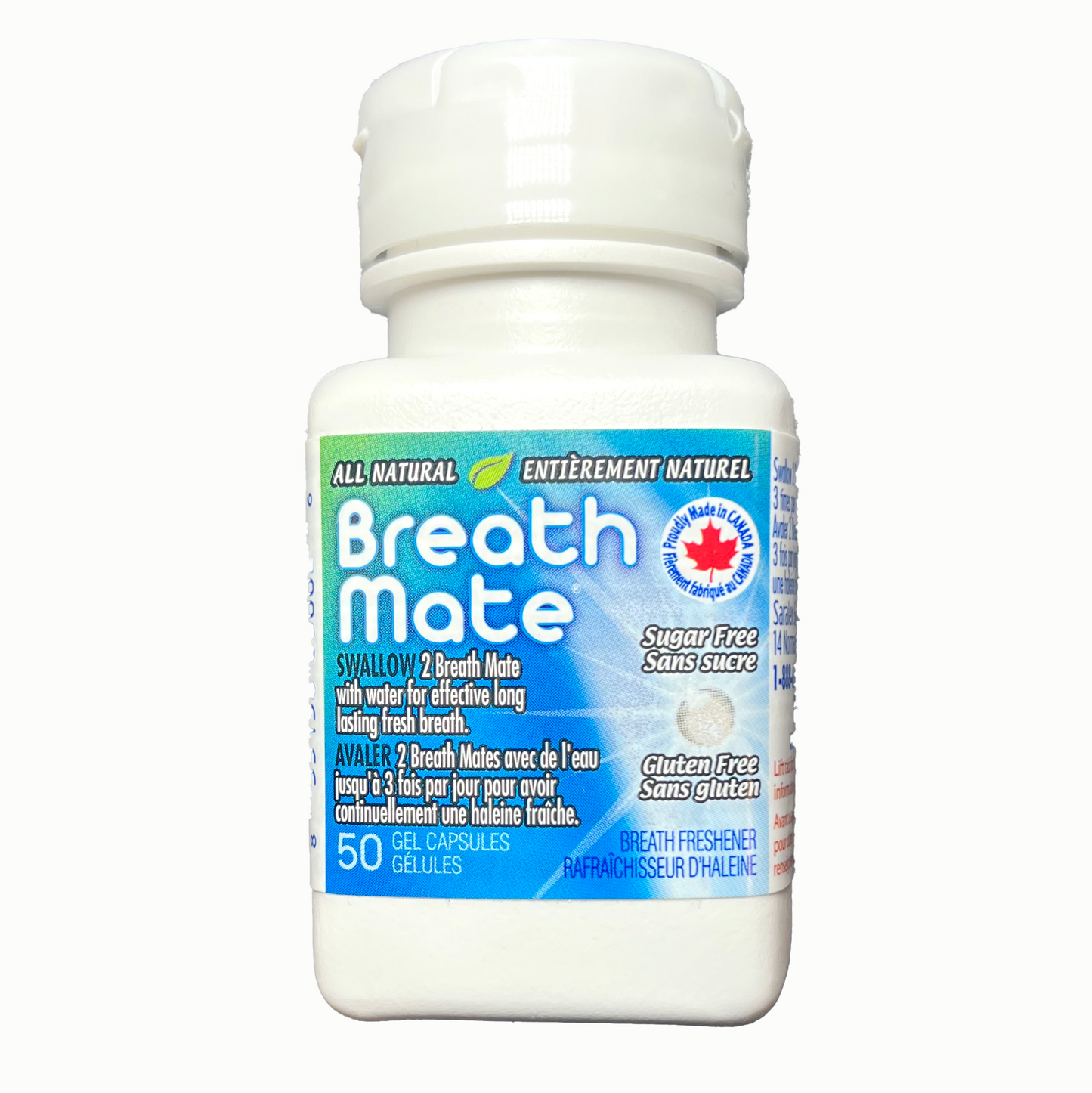 Breath Mate 清新口氣膠囊，50粒軟膠囊