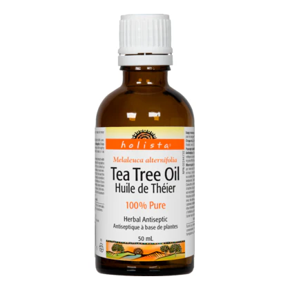 Holista Tea Tree Oil 100% Pure 50ml Canadian label sold online natvd.com