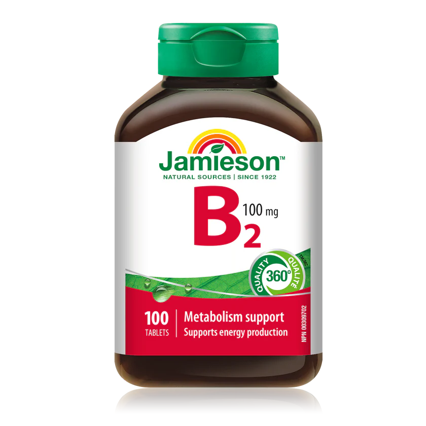 Jamieson 維生素B2（核黃素）100片