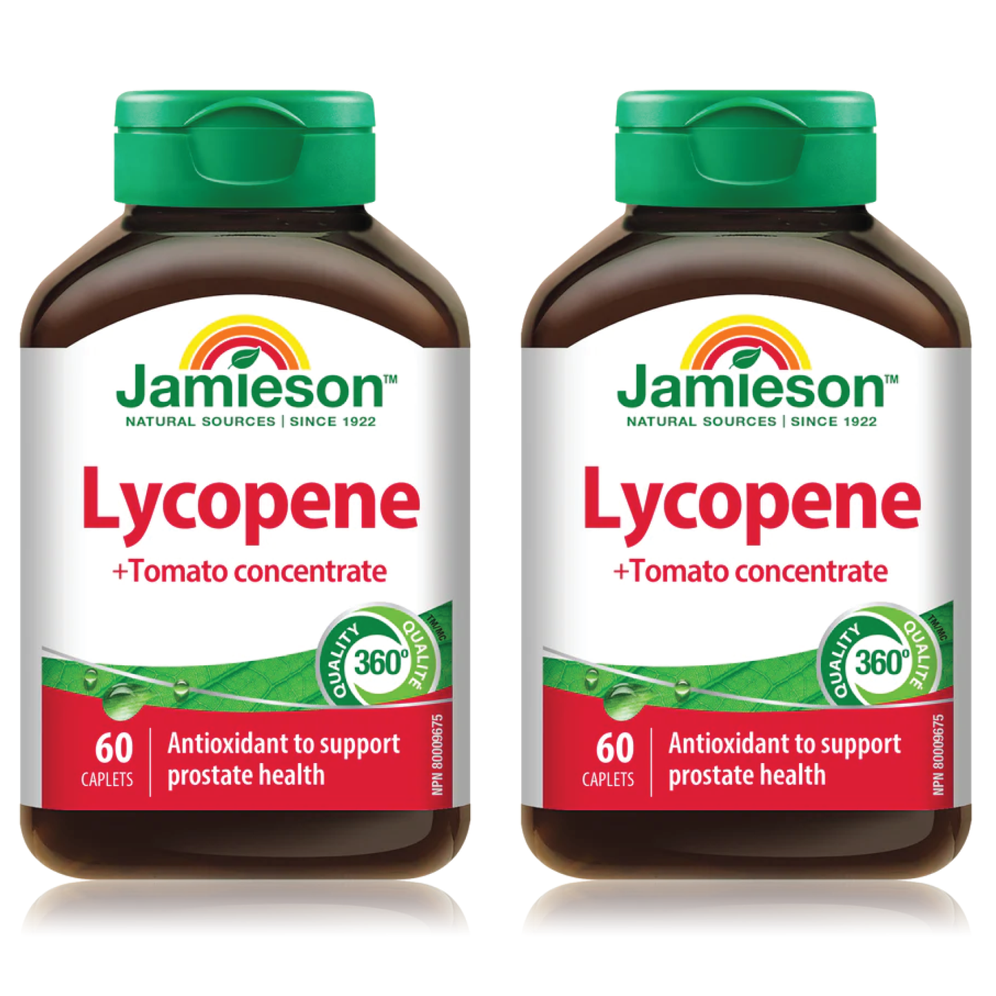 【优惠组合】2瓶 x Jamieson 健美生 番茄红素, 10毫克, 60粒胶囊