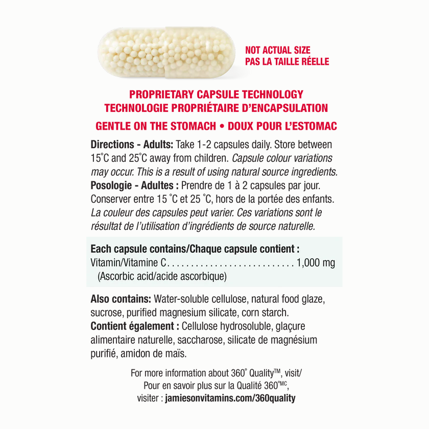 Jamieson Exxtra-C 1000 mg 75 vegetarian caps