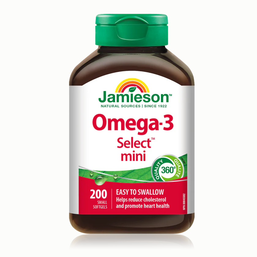 Jamieson Omega-3魚油，200軟迷你膠囊