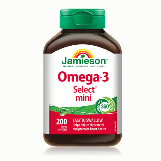 
Jamieson Omega-3鱼油，200软迷你胶囊