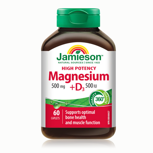 Jamieson 鎂+維生素D3 60片
