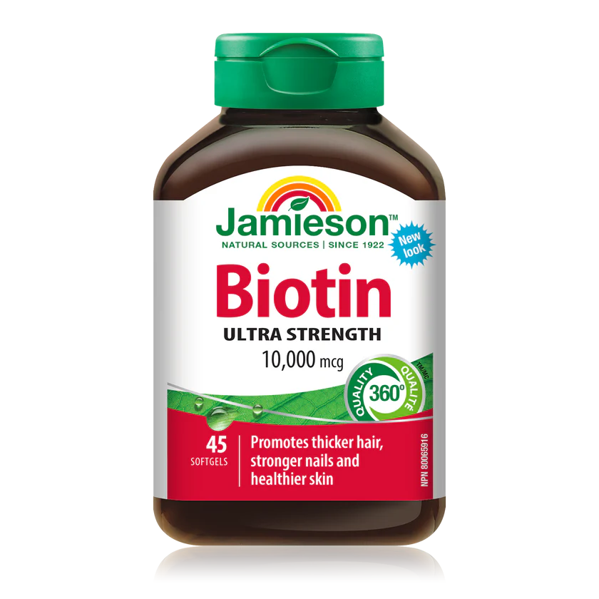 Jamieson 生物素 10,000 微克 | 45 粒软胶囊