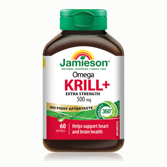 Jamieson Omega Krill Plus 500 mg, 60 softgels